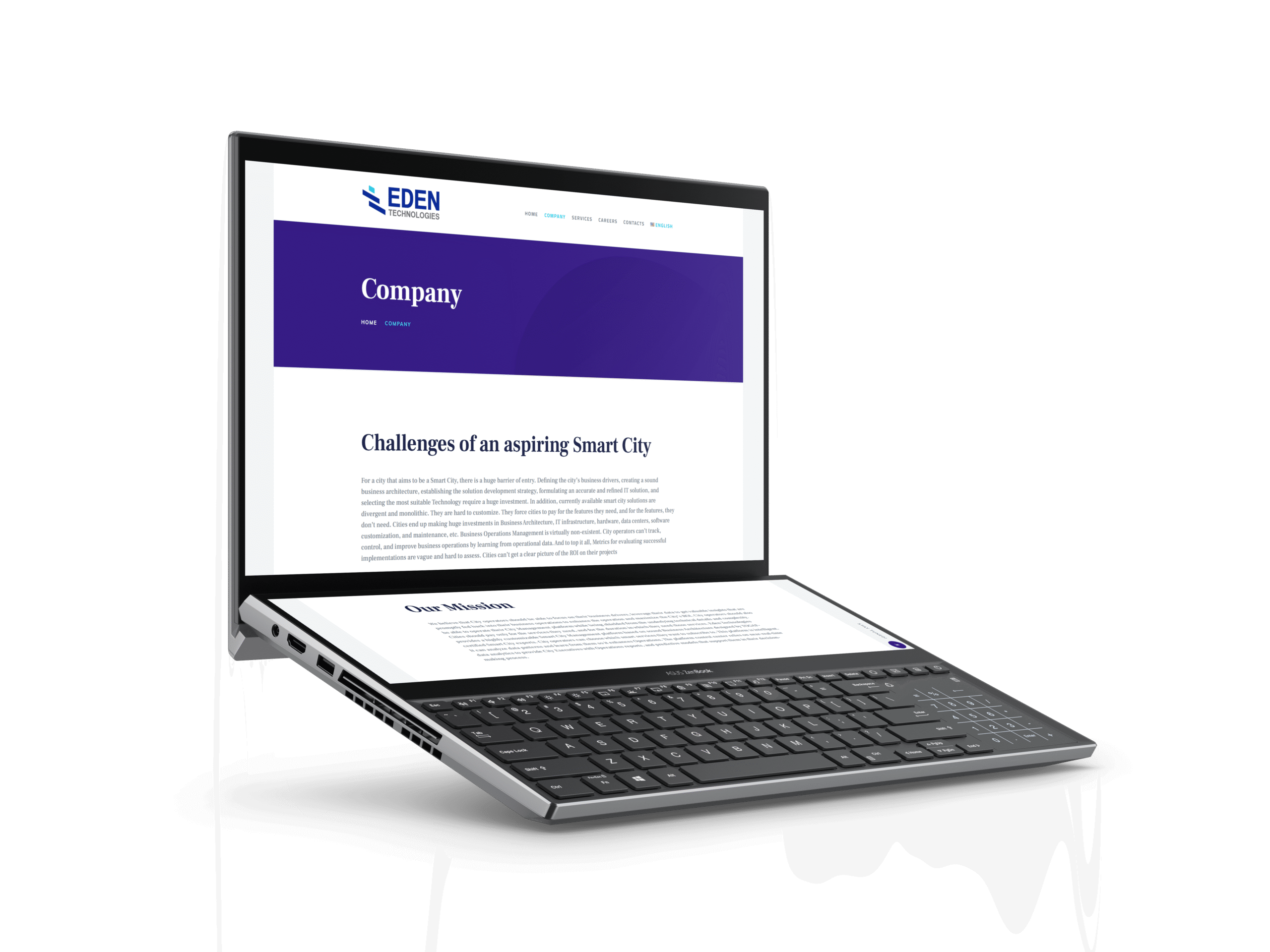 Free Mockup Scene 1 Eden Technologies